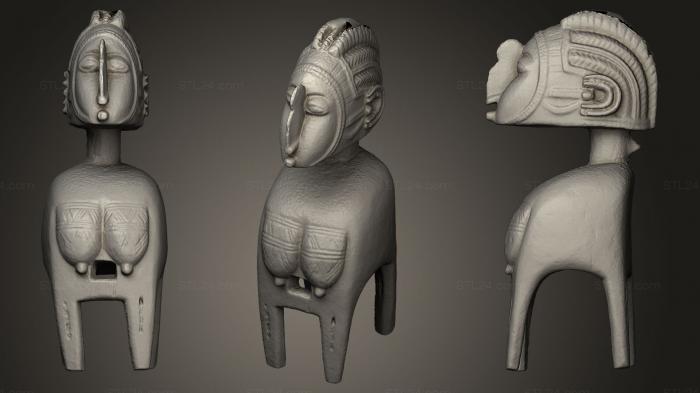 Miscellaneous figurines and statues (Nimba Dmba, STKR_0331) 3D models for cnc
